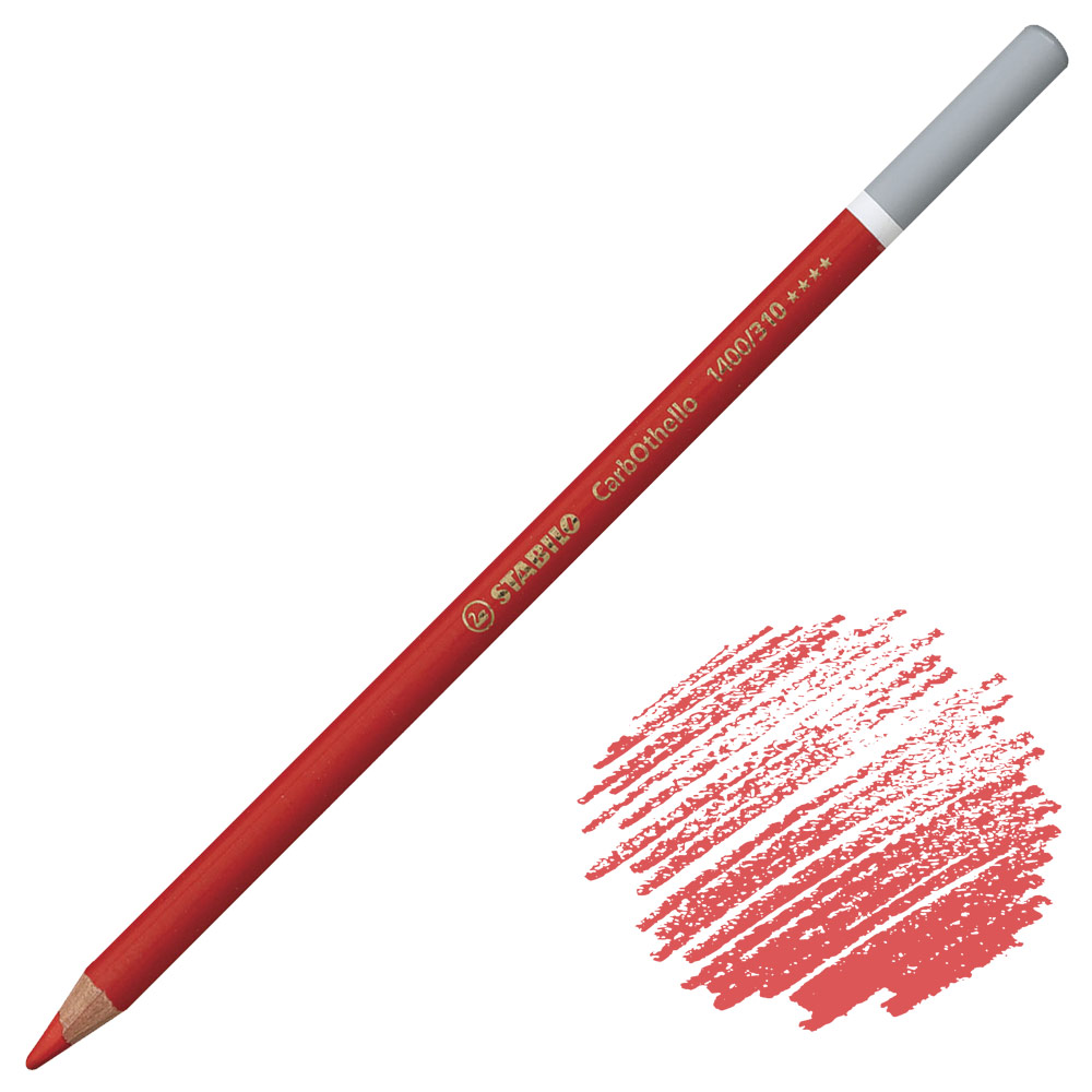 Stabilo CarbOthello Chalk Pastel Pencil Carmine Red