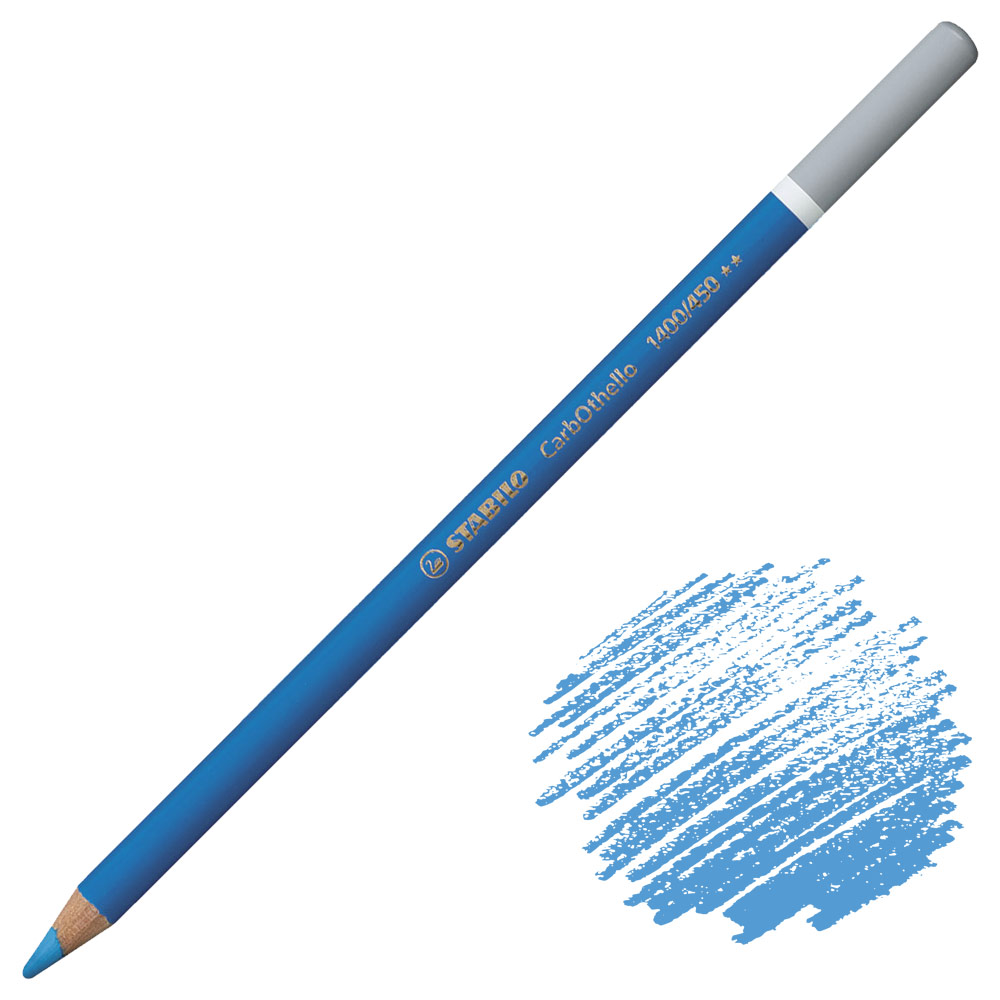 Stabilo CarbOthello Chalk Pastel Pencil Cyan Blue