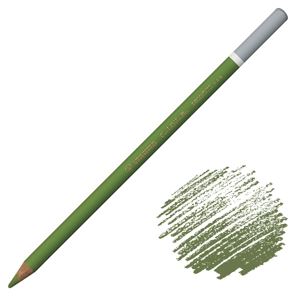 Stabilo CarbOthello Chalk Pastel Pencil Leaf Green