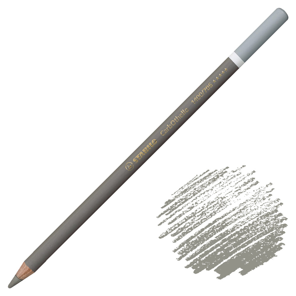 Stabilo CarbOthello Chalk Pastel Pencil Grey 4