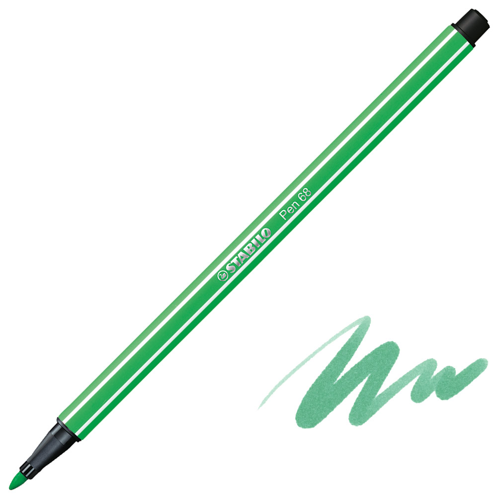 Stabilo Pen 68 Premium Felt-Tip 1.0mm Light Emerald