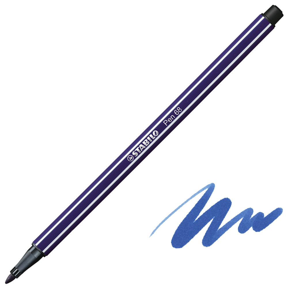 Stabilo Pen 68 Premium Felt-Tip 1.0mm Prussian Blue
