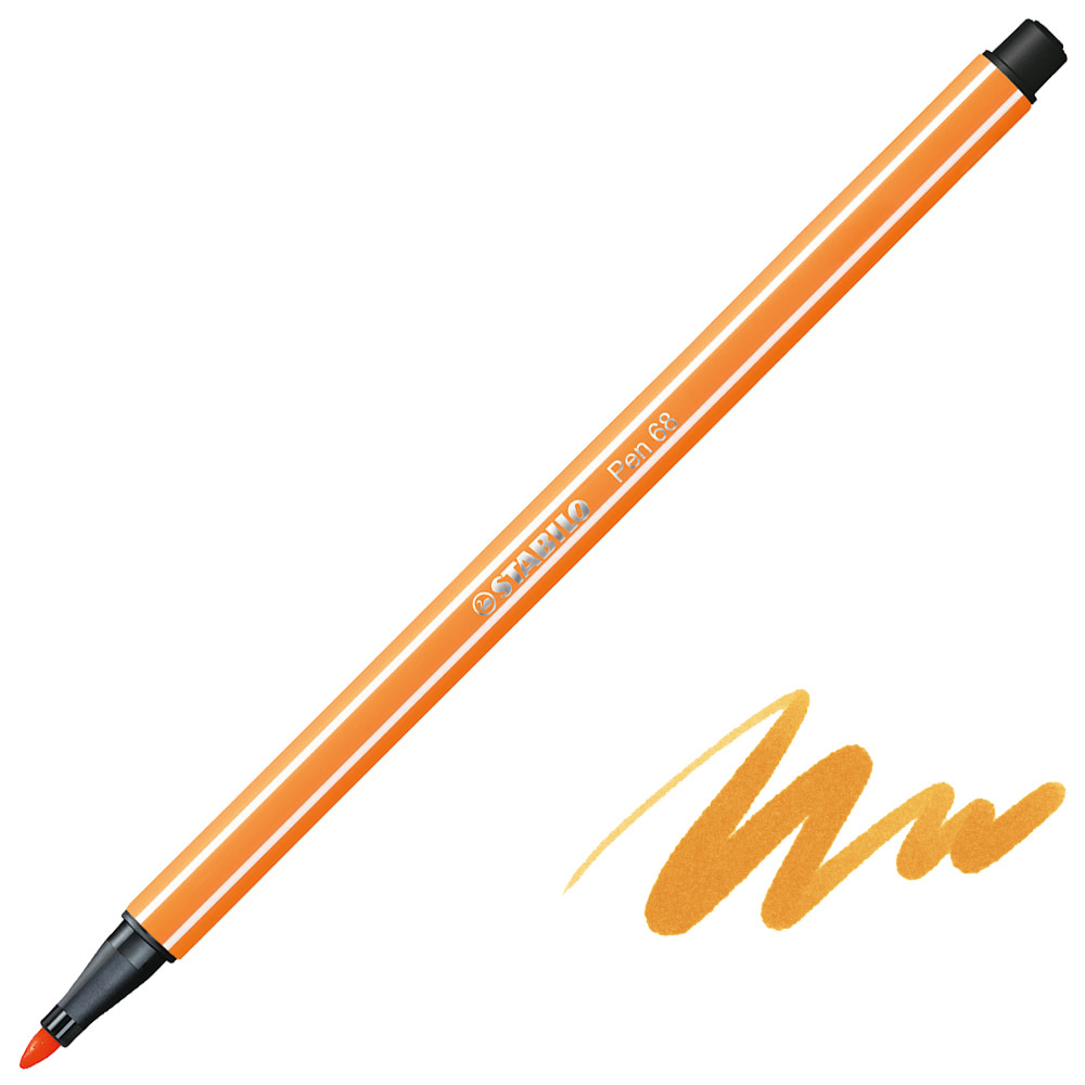 Stabilo Pen 68 Premium Felt-Tip 1.0mm Orange