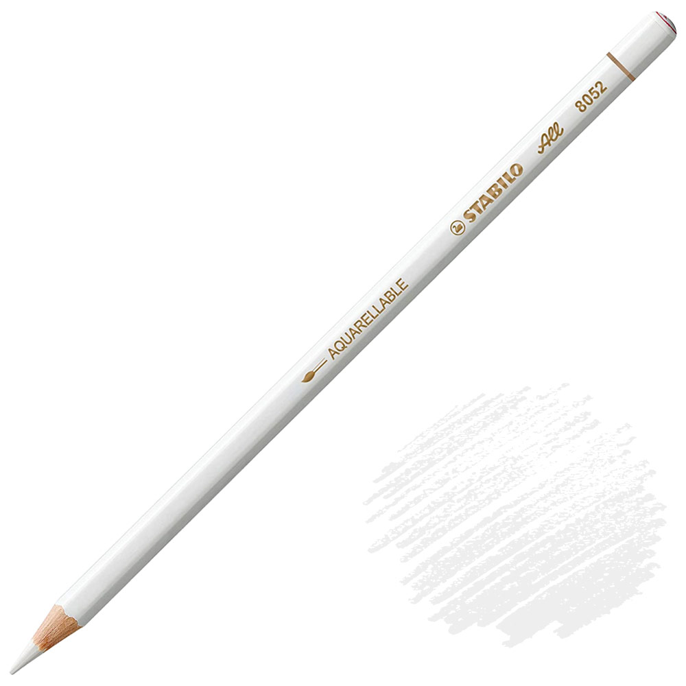 Stabilo ALL Water-Soluble Color Pencil White