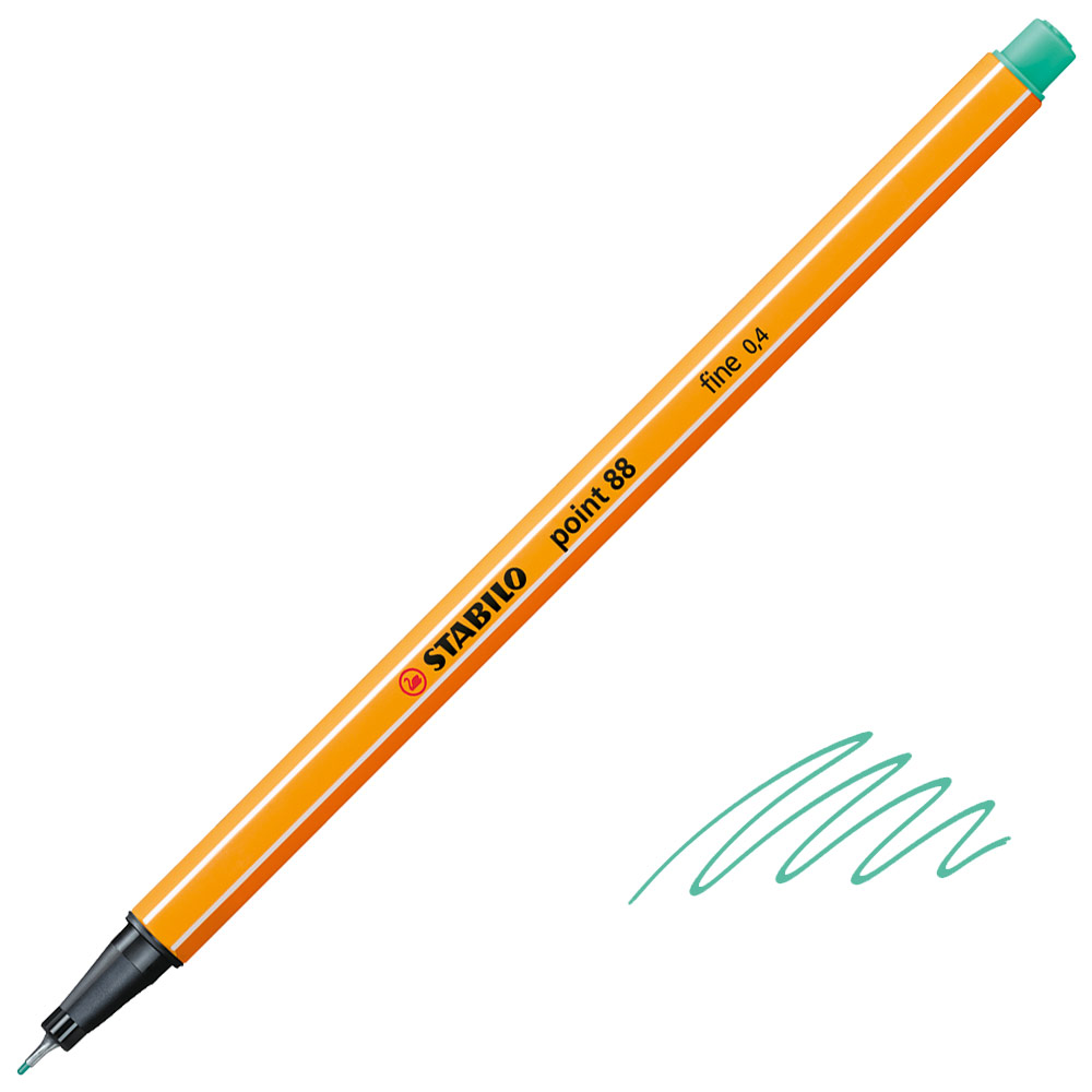 Stabilo Point 88 Fineliner Pen 0.4mm Ice Green