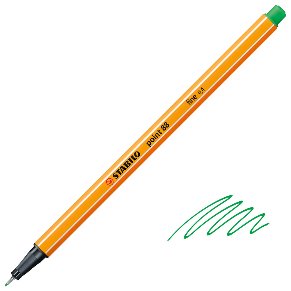 Stabilo Point 88 Fineliner Pen 0.4mm Light Emerald
