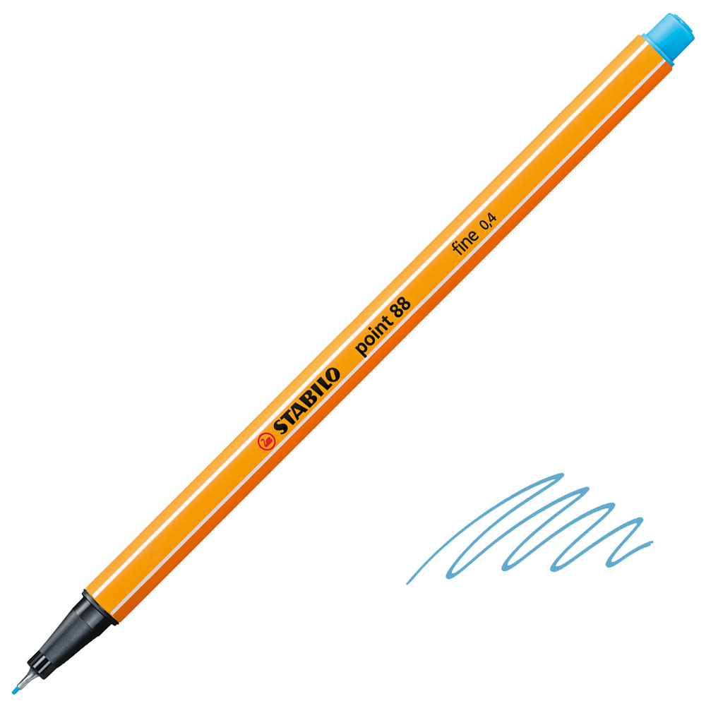 Stabilo Point 88 Fineliner Pen 0.4mm Azure