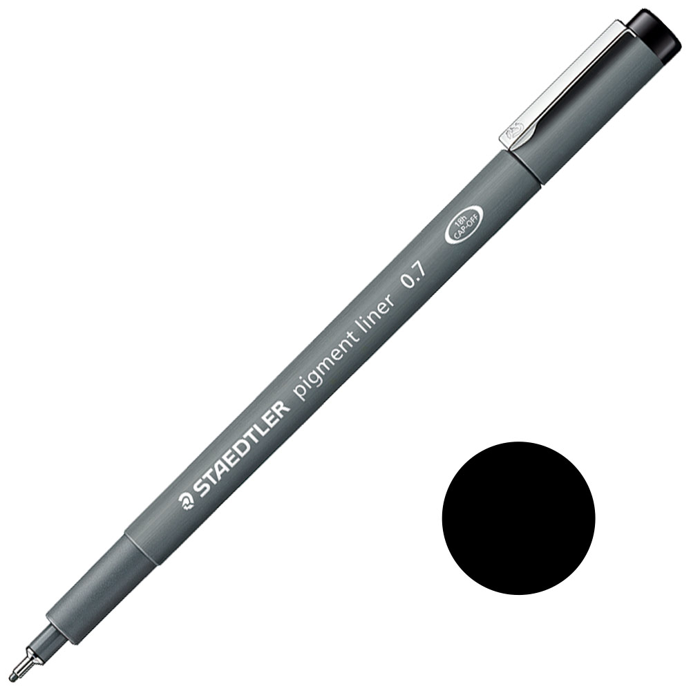 Staedtler Pigment Liner Pen 0.7mm Black