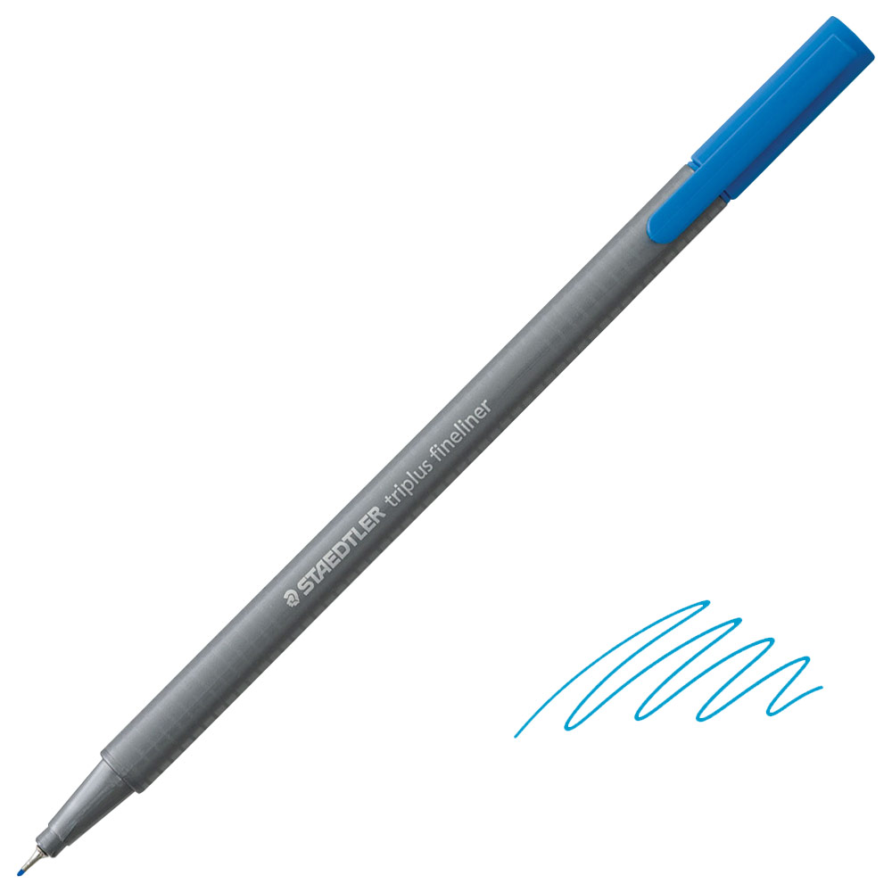 Staedtler Triplus Fineliner Pen 0.3mm Cyan