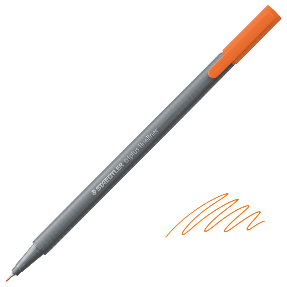 Staedtler Triplus Fineliner Pen 0.3mm Orange