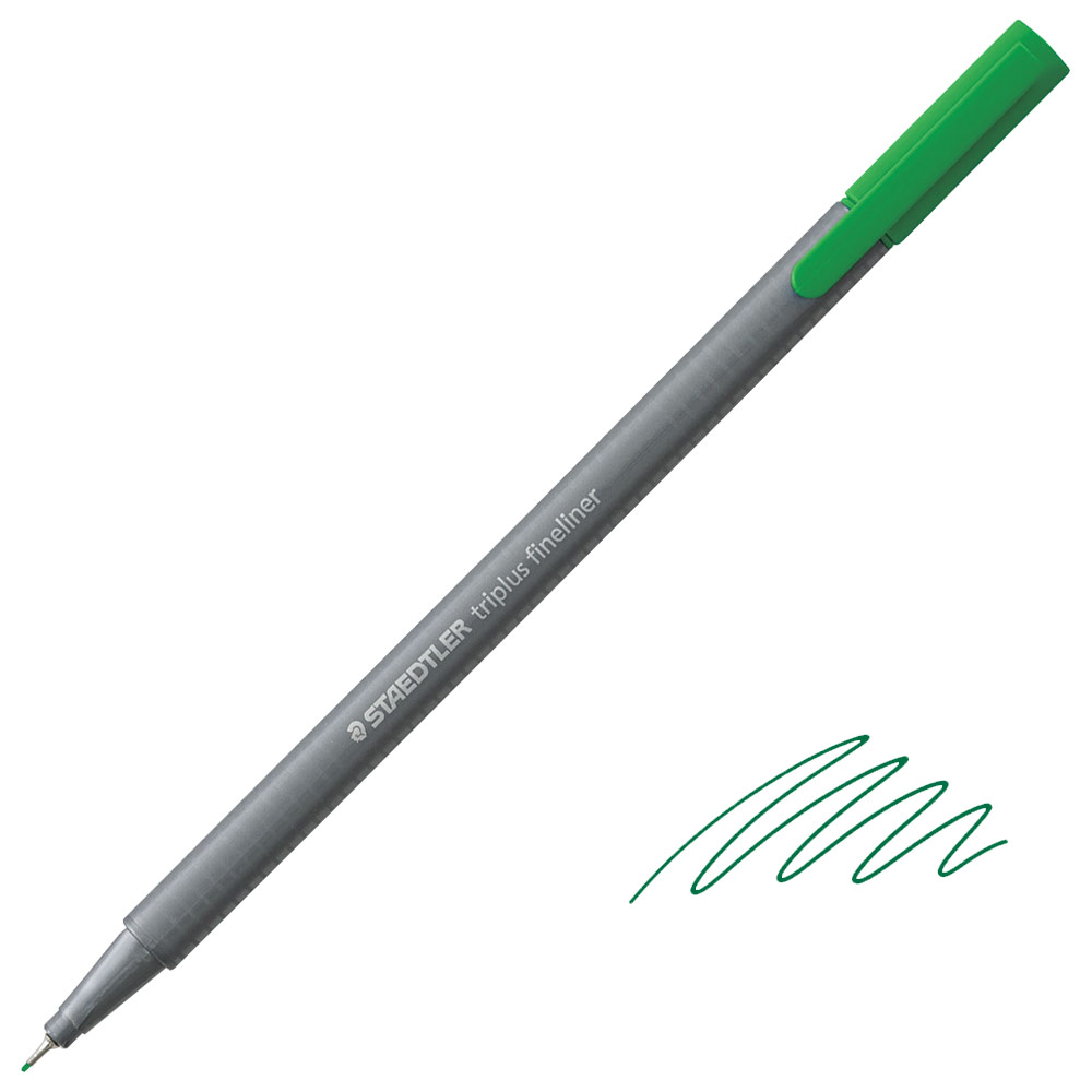 Staedtler Triplus Fineliner Pen 0.3mm Green