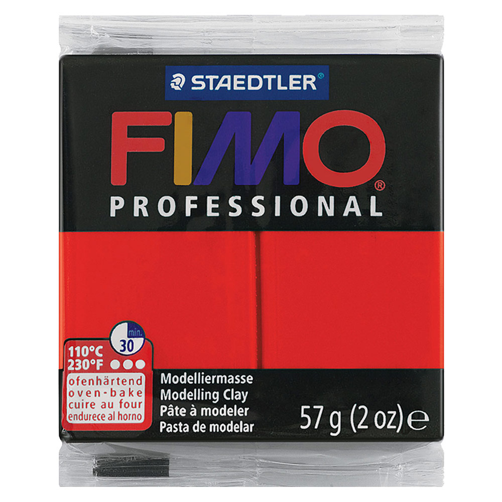Fimo Professional Modeling Clay 2oz - Red
