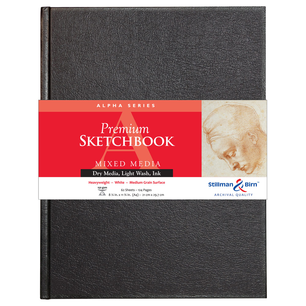 Stillman & Birn Alpha Series Mixed Media Hardbound Sketchbook 8.3"x11.75"
