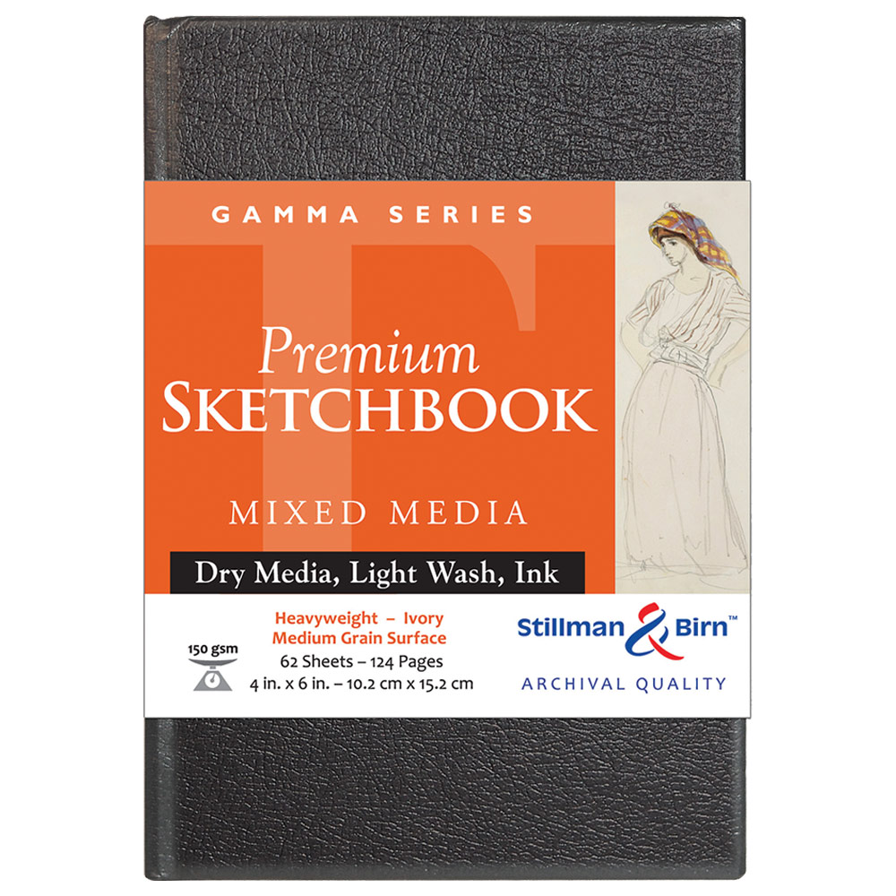 Stillman & Birn Gamma Series Mixed Media Hardbound Sketchbook 4"x6"