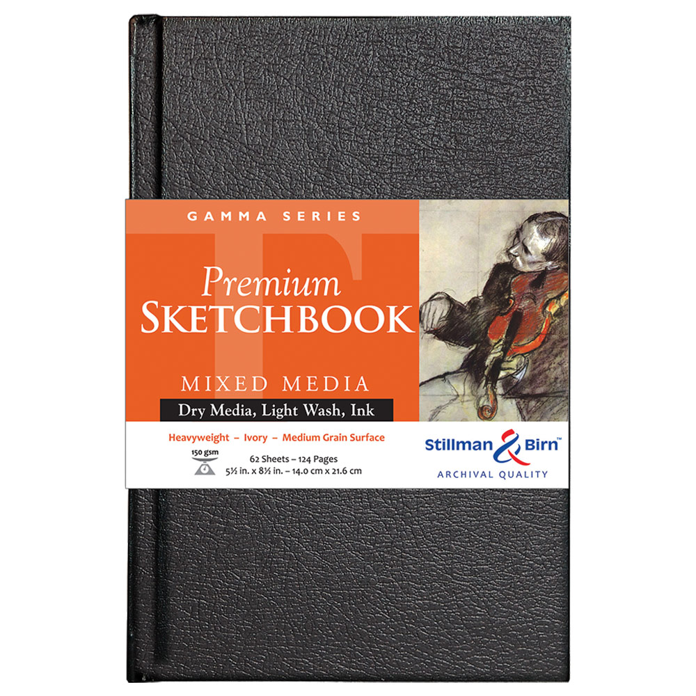 Stillman & Birn Gamma Series Mixed Media Hardbound Sketchbook 5.5"x8.5"