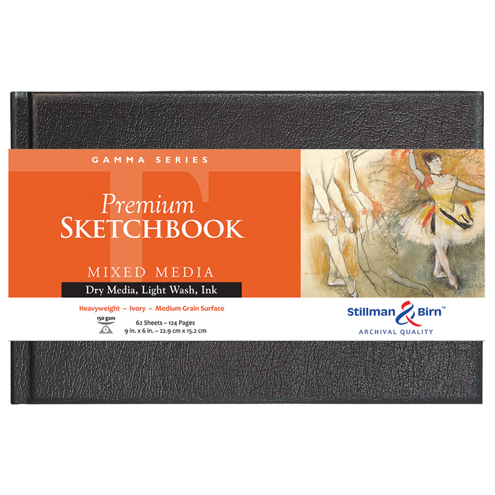 Stillman & Birn Gamma Series Mixed Media Hardbound Sketchbook 9"x6"