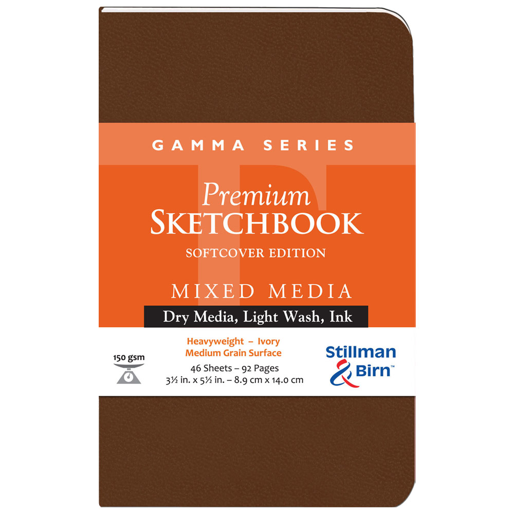 Stillman & Birn Gamma Series Mixed Media Softcover Sketchbook 3.5"x5.5"