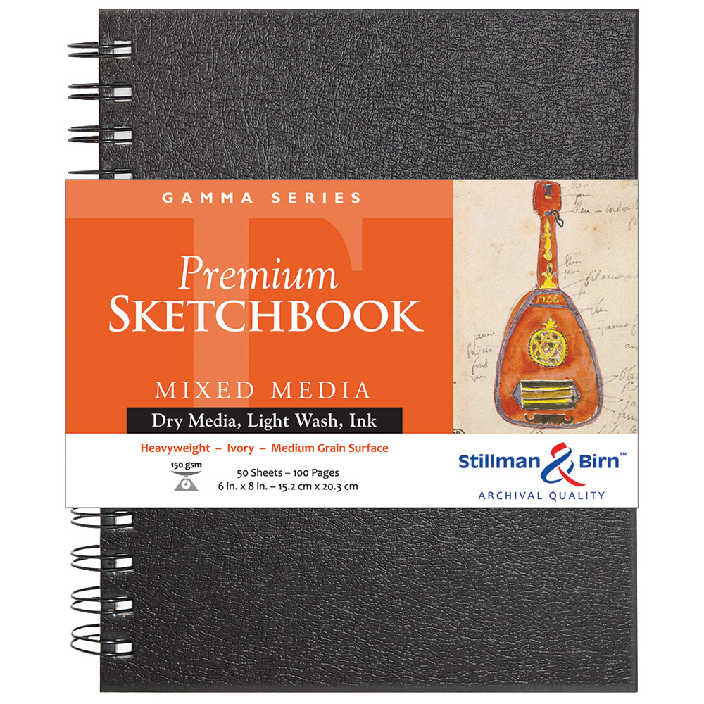 Stillman & Birn Gamma Series Mixed Media Wirebound Sketchbook 6"x8"