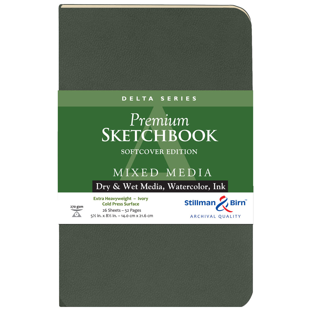 Stillman & Birn Delta Series Mixed Media Softcover Sketchbook 5.5"x8.5"