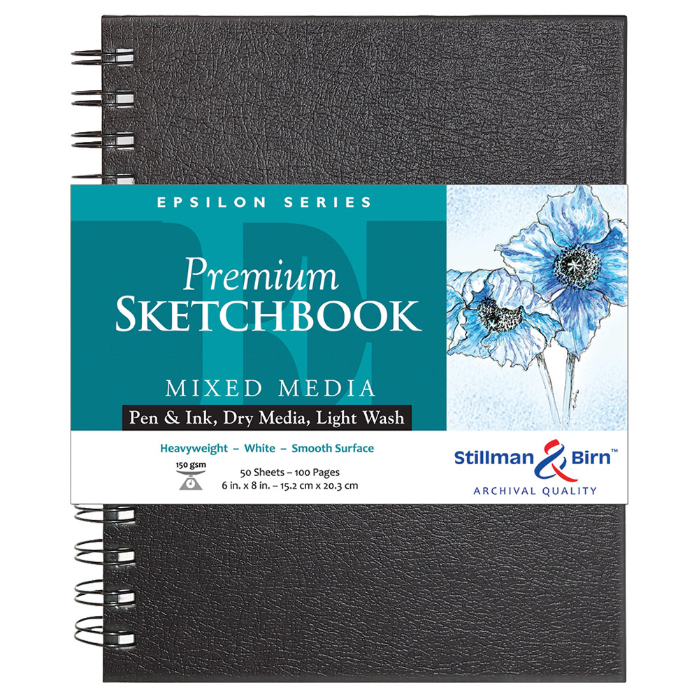 Stillman & Birn Epsilon Series Mixed Media Wirebound Sketchbook 6"x8"