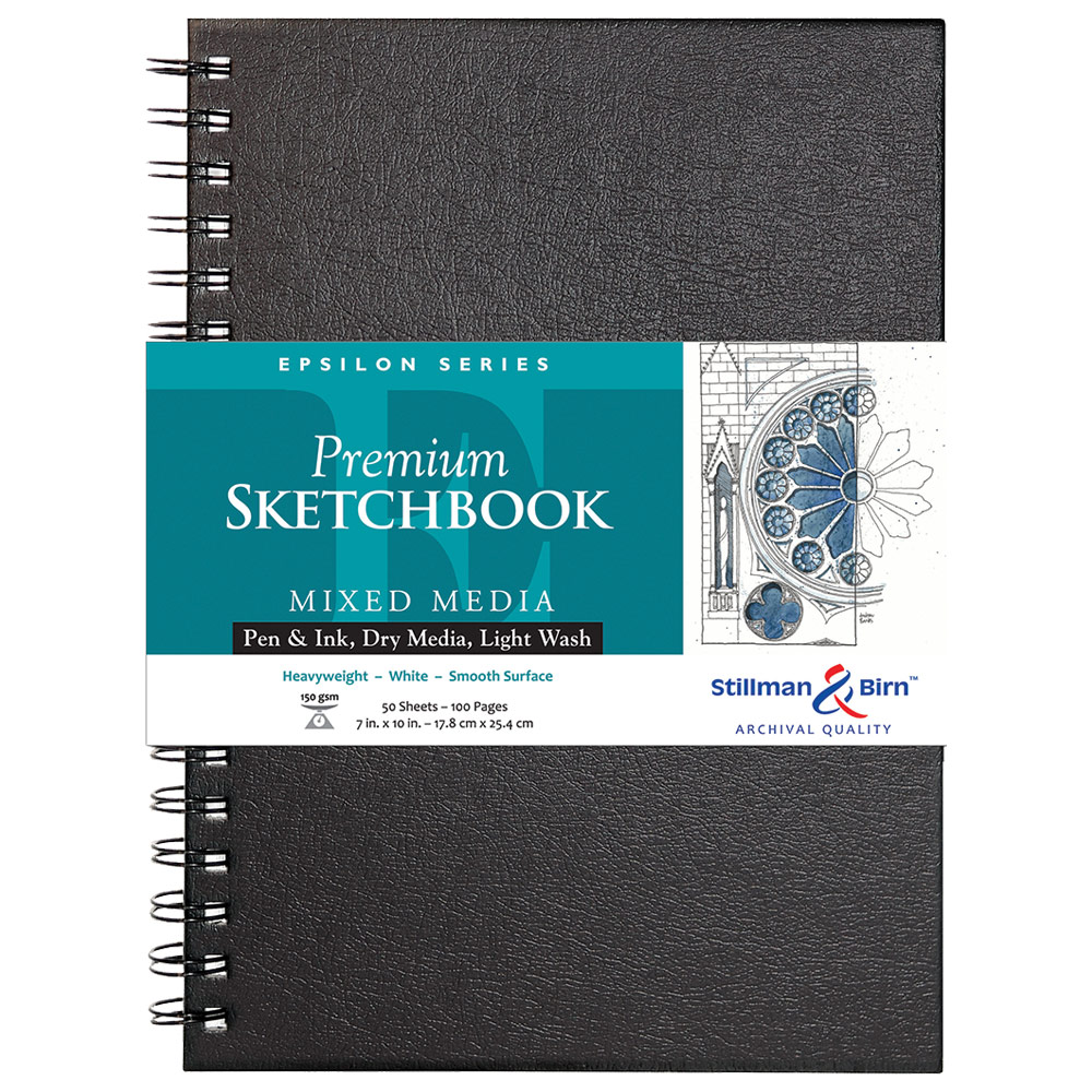Stillman & Birn Epsilon Series Mixed Media Wirebound Sketchbook 7"x10"