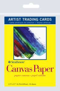Artist Trading Cards - Canvas Paper 10 Pack