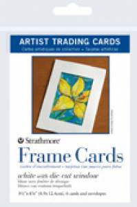 Artist Trading Cards - White Window Frame Cards 6pk