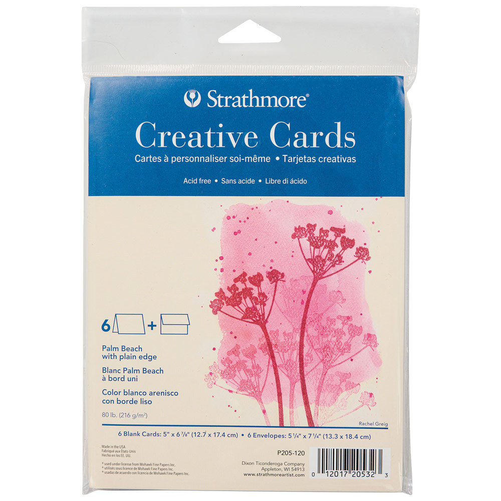 Strathmore Creative Card 6 Pack 5"x6.875" Palm Beach