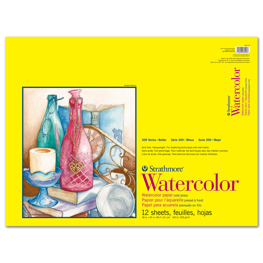Strathmore 300 Series Watercolor Pad 18"x24" Cold Press