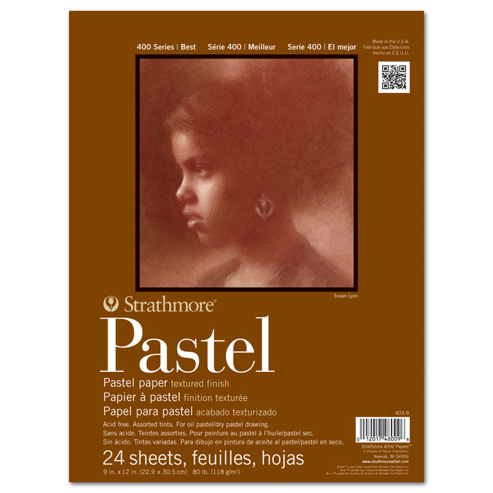 Strathmore 400 Series Pastel Paper Pad 24 Sheets 11"x14" Assorted Tints
