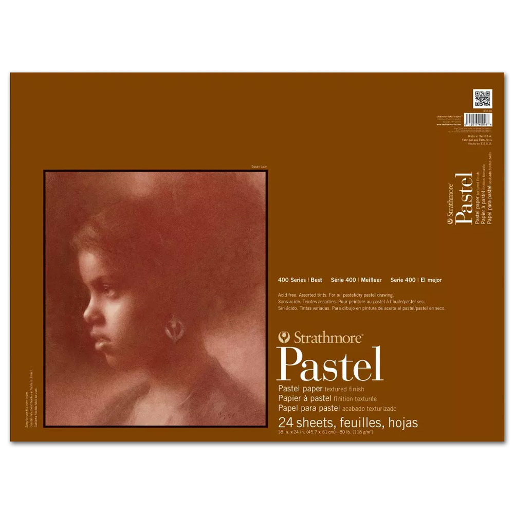 Strathmore 400 Series Pastel Paper Pad 24 Sheets 18"x24" Assorted Tints