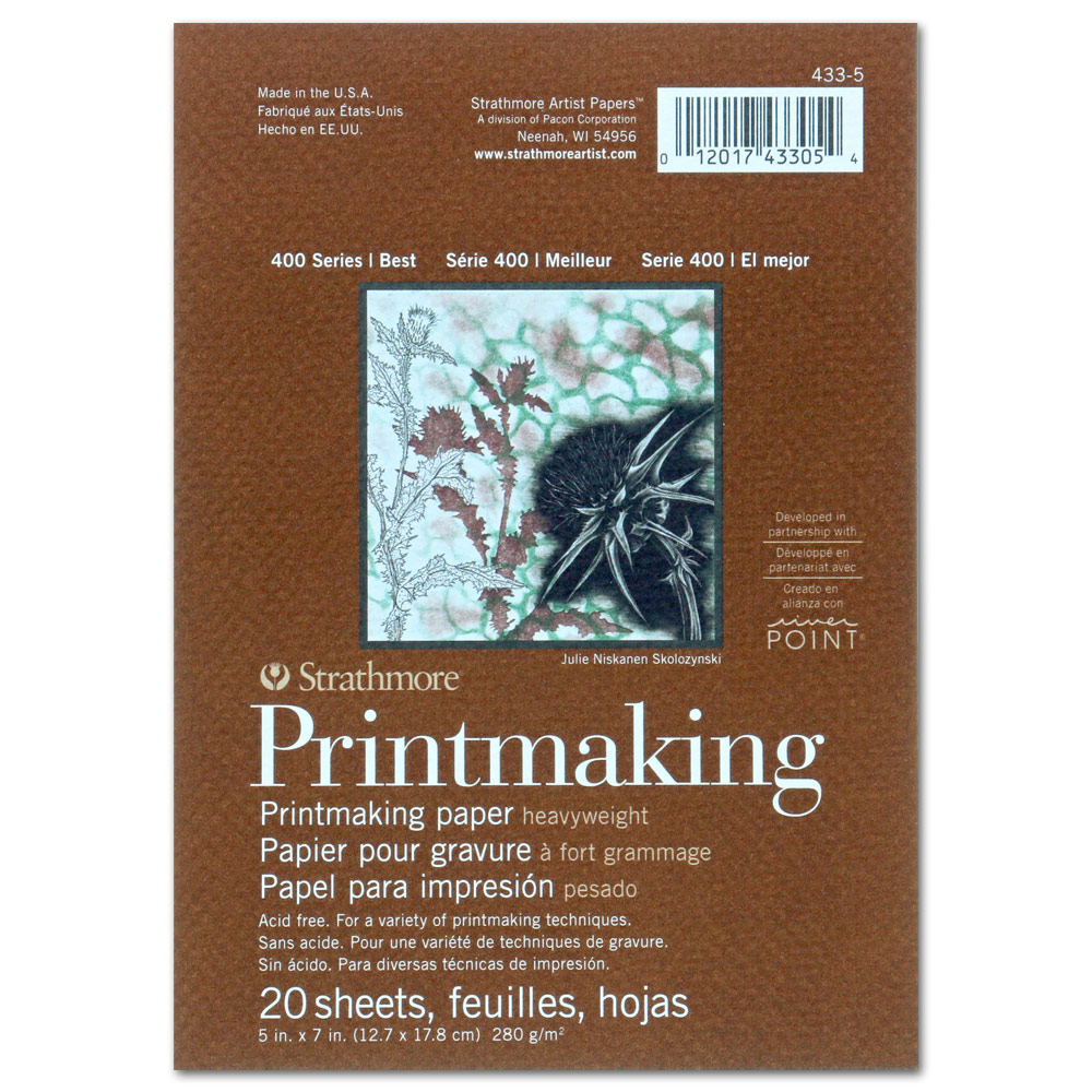Strathmore 400 Series Printmaking Heavyweight Paper Pad 5"x7"