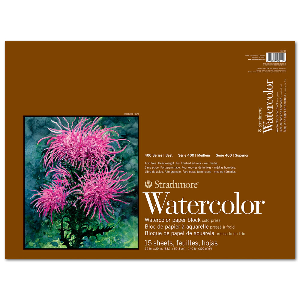 Watercolor 400 Series Block - 15 x 20
