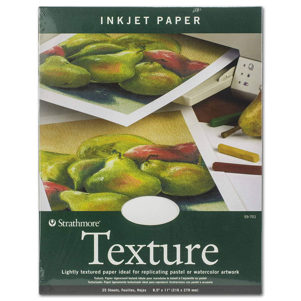 Strathmore Texture Inkjet Paper 25 Sheets 8.5"x11"