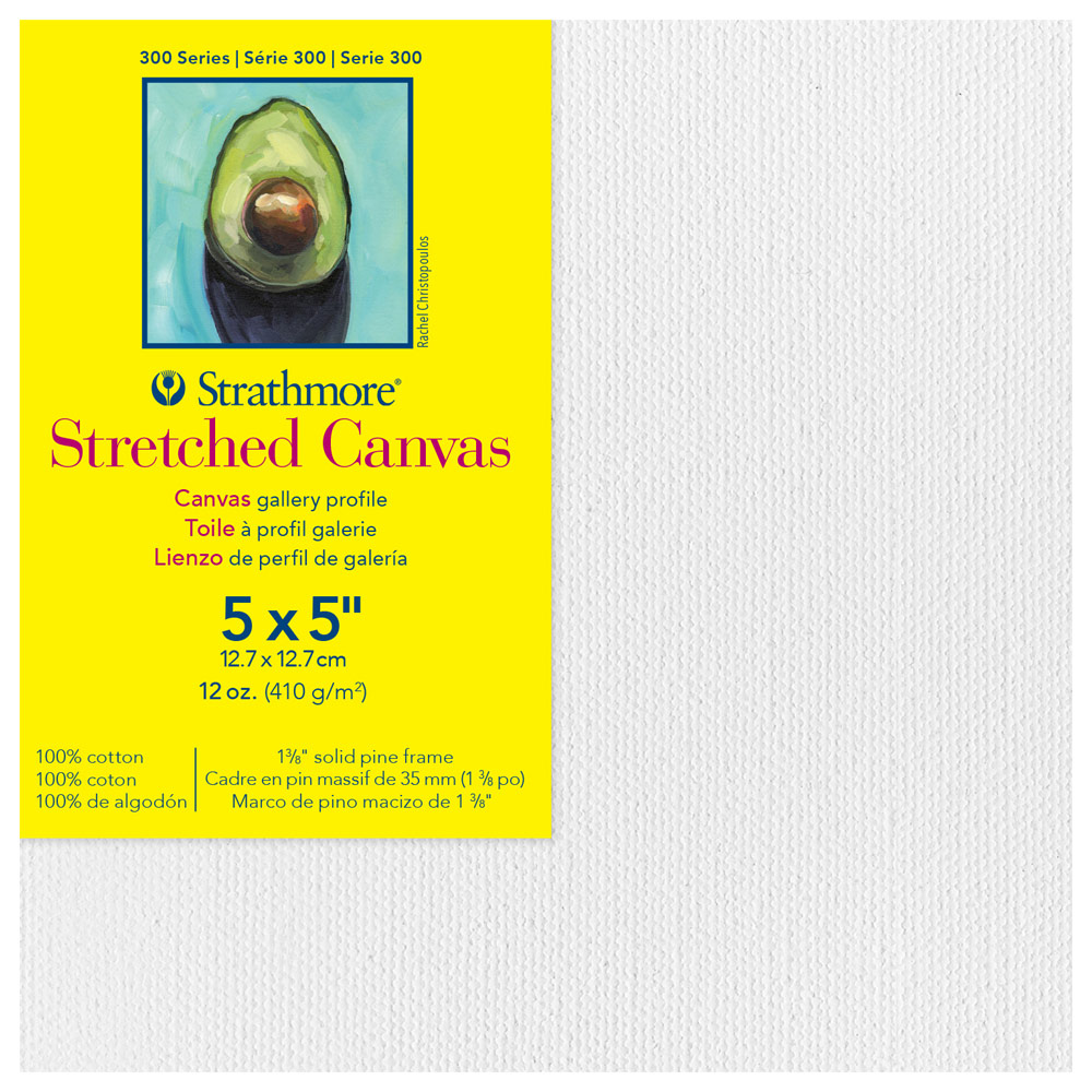 Strathmore 300 Series 12oz Cotton Canvas 1-3/8" Gallery 5"x5"