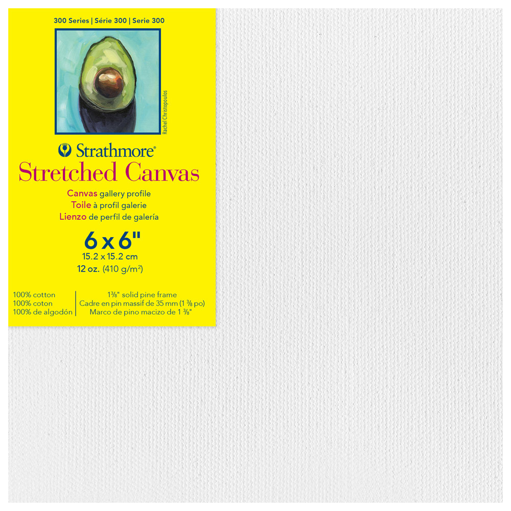 Strathmore 300 Series 12oz Cotton Canvas 1-3/8" Gallery 6"x6"