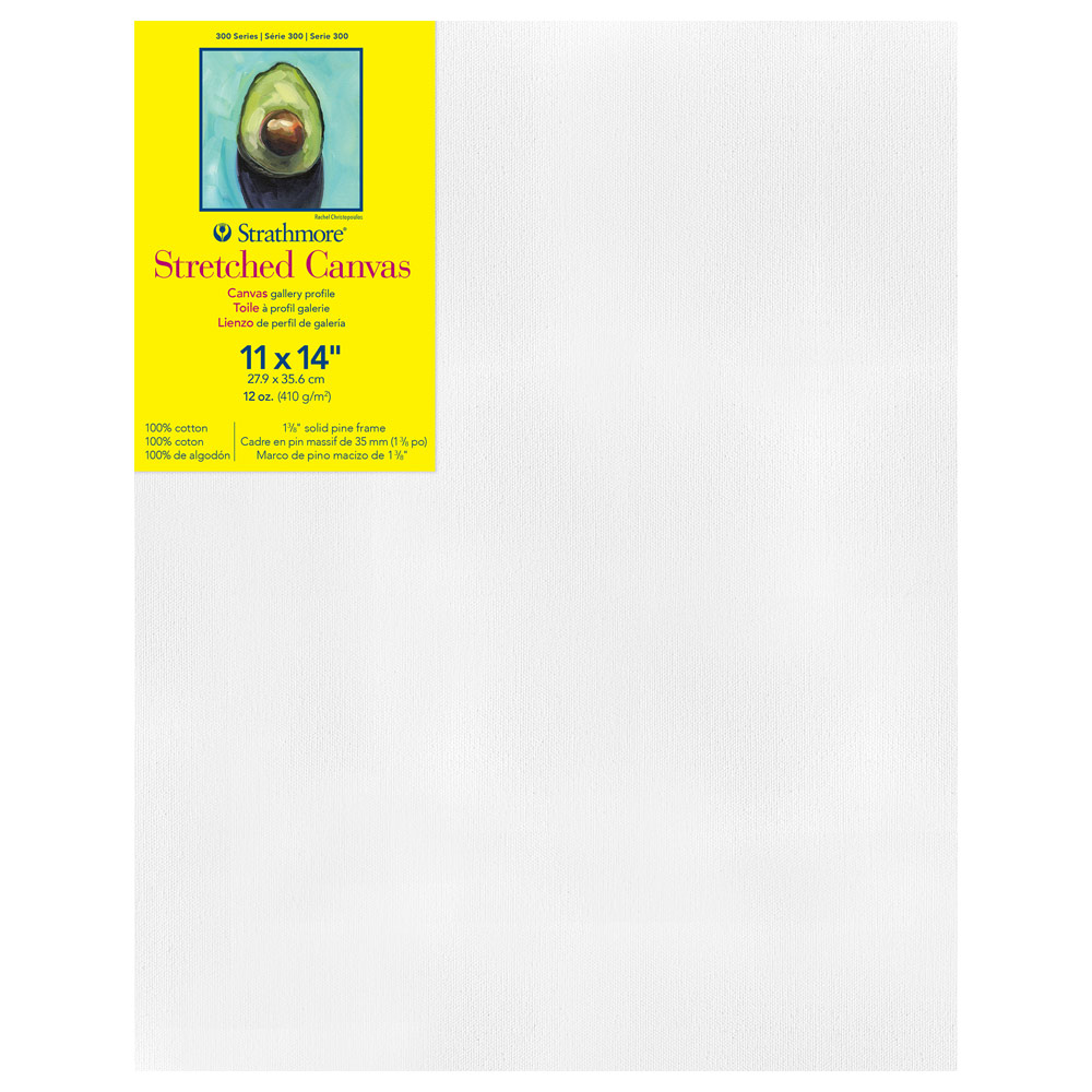 Strathmore 300 Series 12oz Cotton Canvas 1-3/8" Gallery 11"x14"