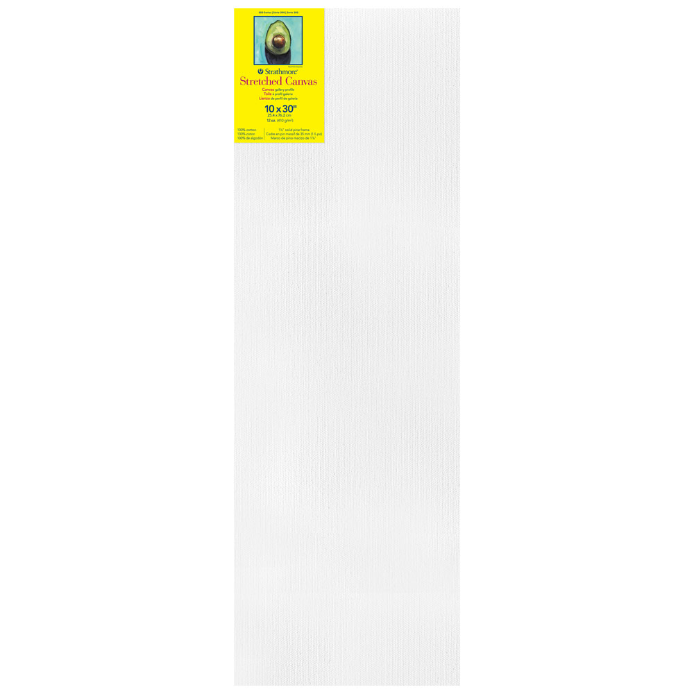Strathmore 300 Series 12oz Cotton Canvas 1-3/8" Gallery 10"x30"
