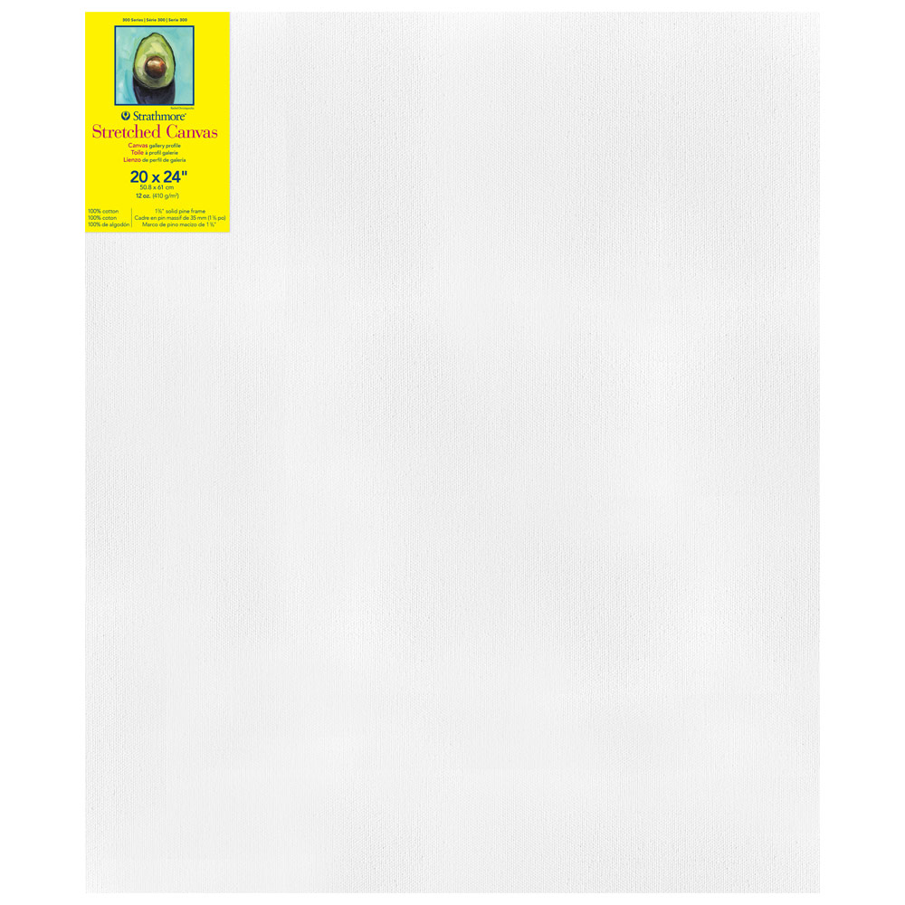Strathmore 300 Series 12oz Cotton Canvas 1-3/8" Gallery 20"x24"