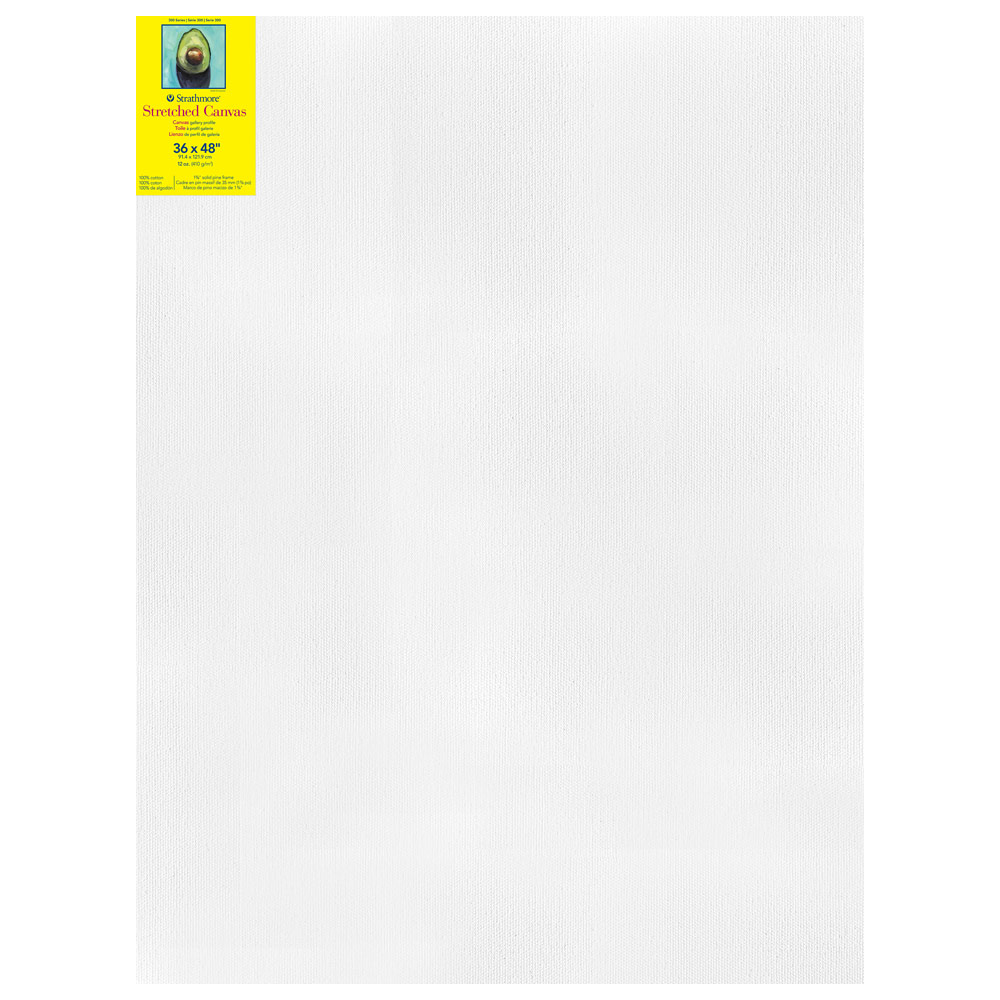Strathmore 300 Series 12oz Cotton Canvas 1-3/8" Gallery 36"x48"