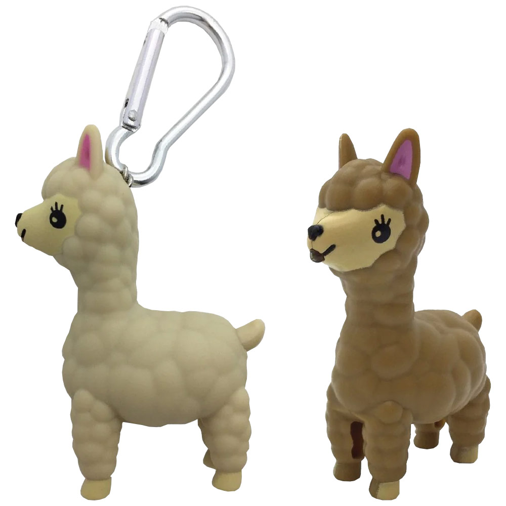 Streamline Imagined Sound & LED Keychain Alpaca