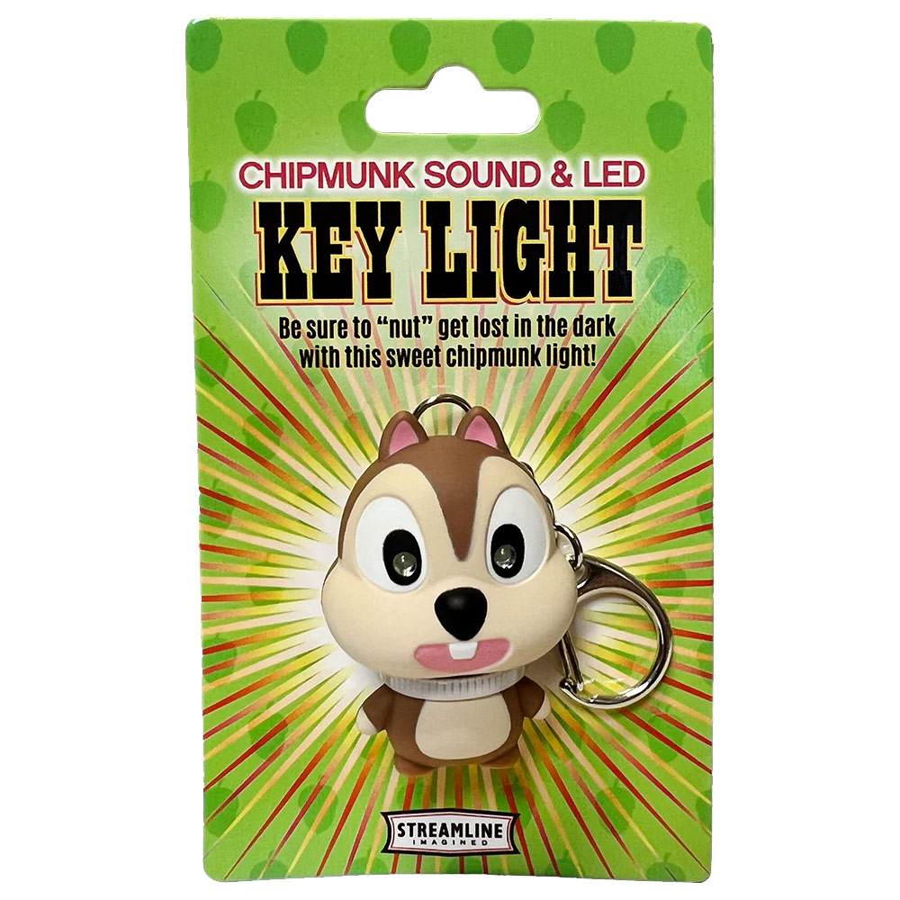 Streamline Imagined Sound & LED Keychain Chipmunk