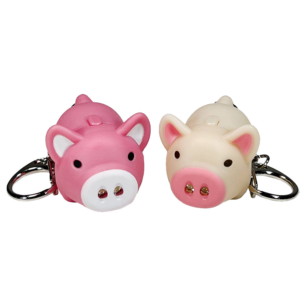 Streamline Imagined Sound & LED Keychain Piggy