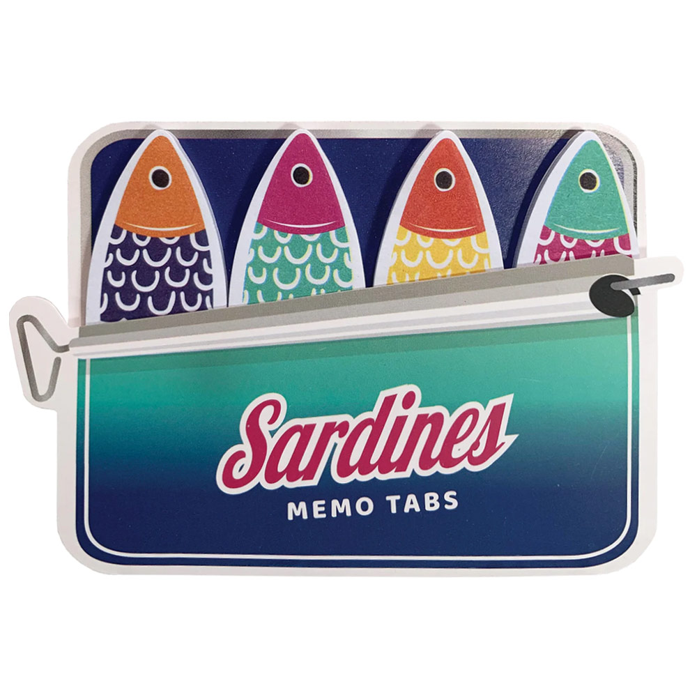 Streamline Sardines Fish Tales Memo Tabs