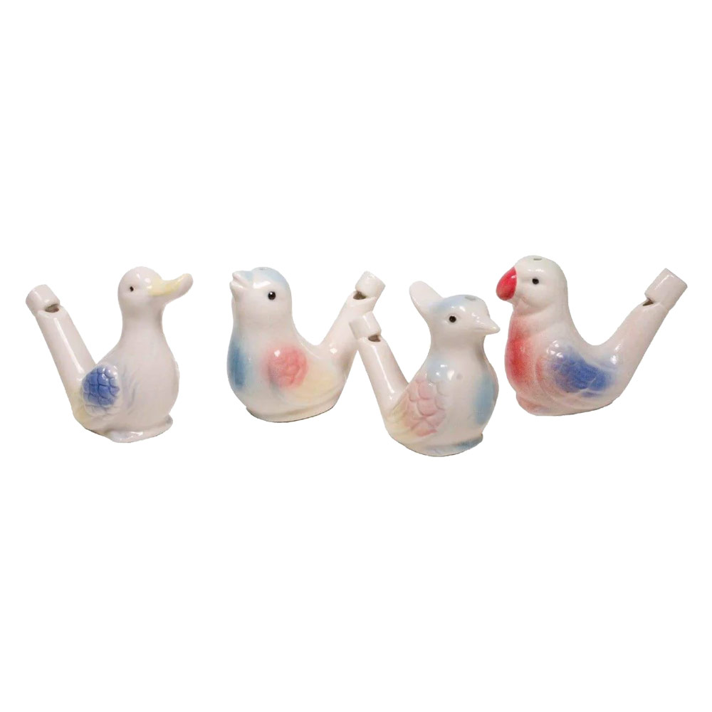 Streamline Porcelain Bird Water Whistle