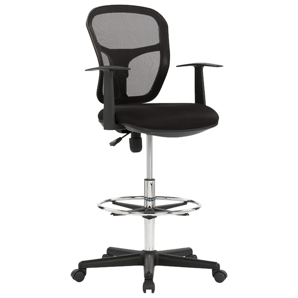 Studio Designs Riviera Height Adjustable Drafting Chair With Arms