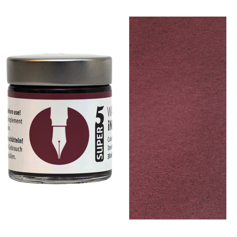 SUPER5 Fountain Pen Ink 30ml Australia Red