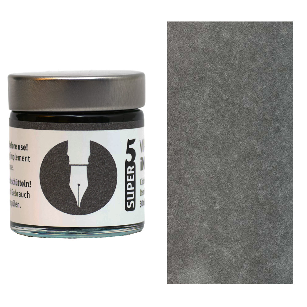 SUPER5 Fountain Pen Ink 30ml Frankfurt Gray