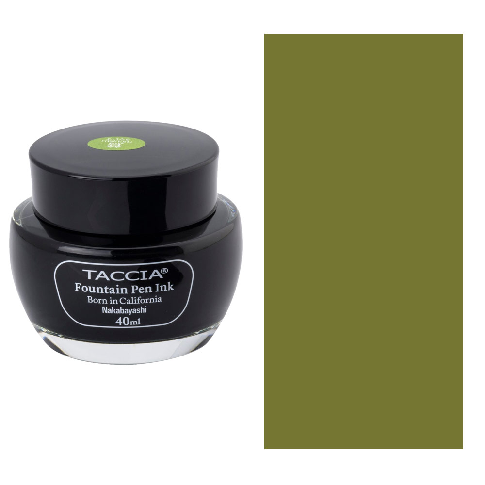 Taccia Fountain Pen Ink 40ml Olive