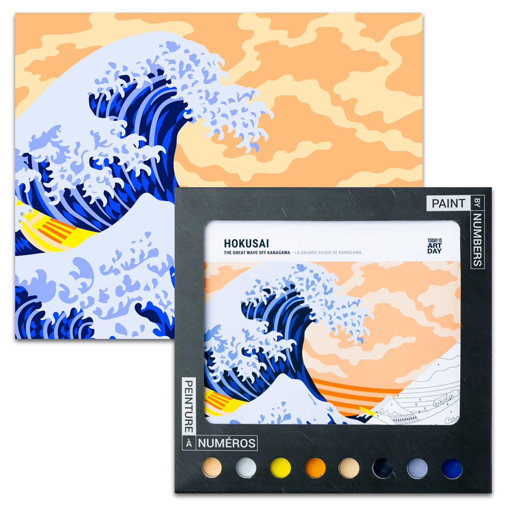 PBN HOKUSAI GREAT WAVE
